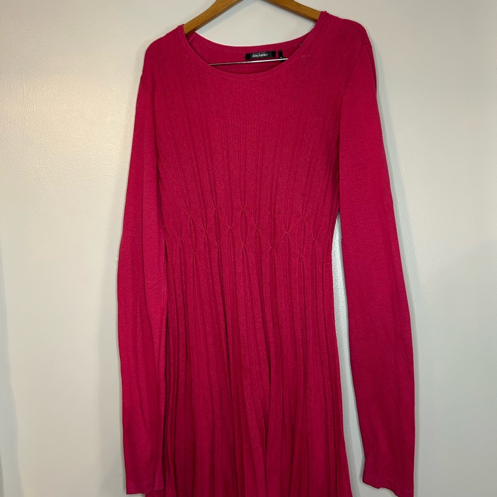 Pink Long Sleeve Sweater